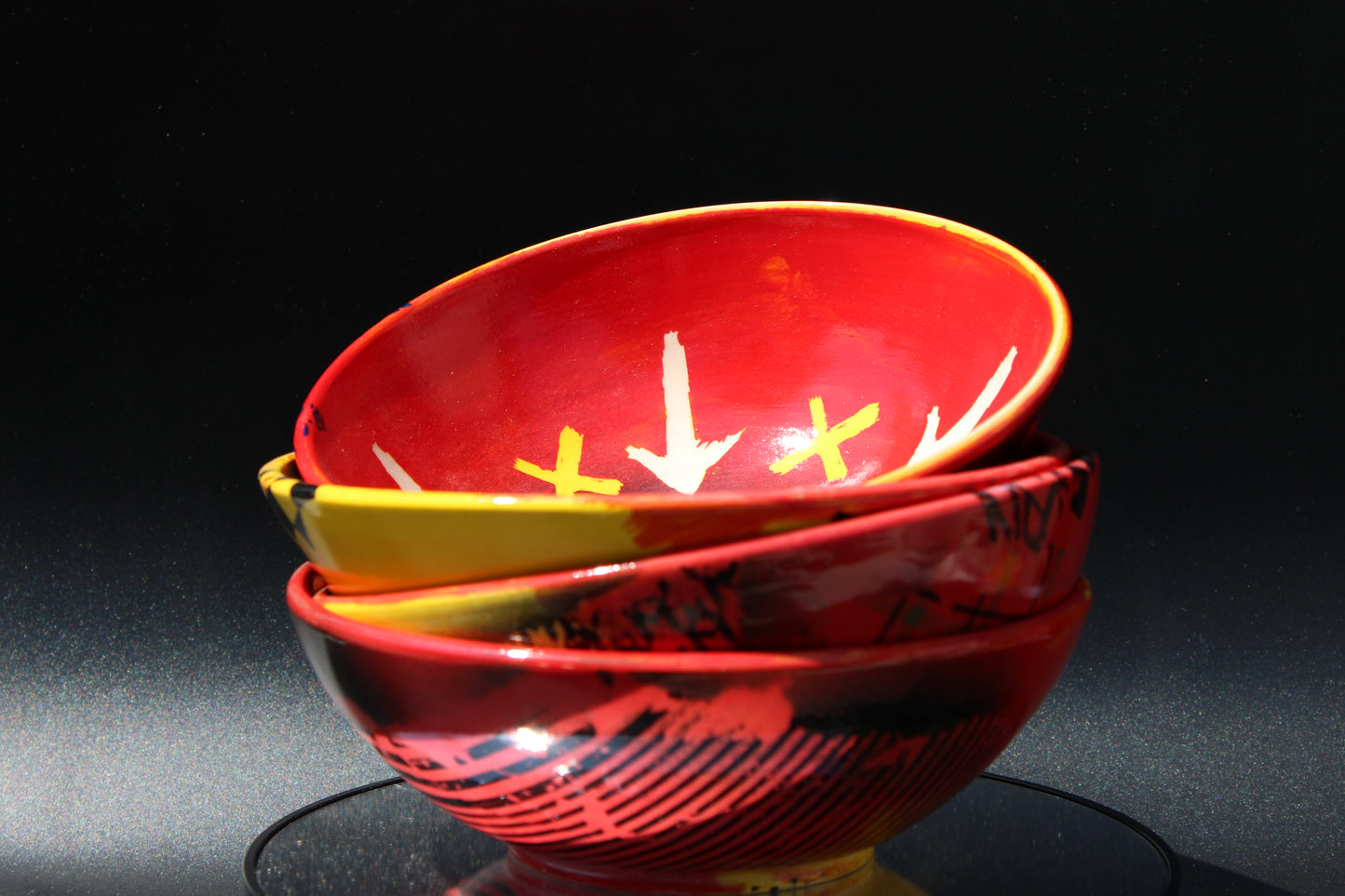 Fire in the Hole Bowl Set of 4