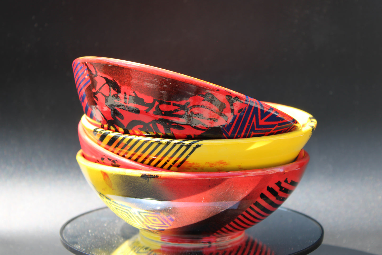 Fire in the Hole Bowl Set of 4