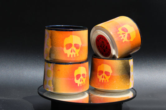 Spunky Skull Sipper Set of 4