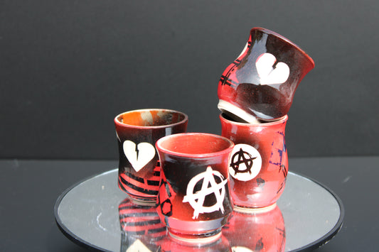 Cherry Red Shotties (Set of 4)