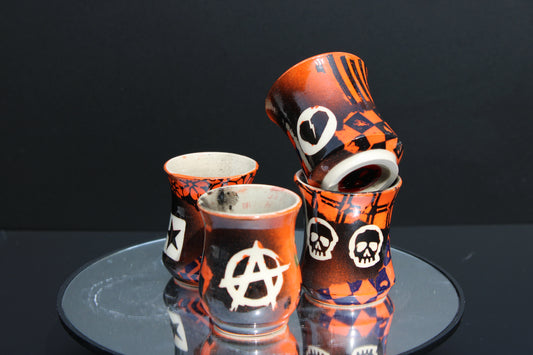 Orange Punksicle Shotties (Set of 4)