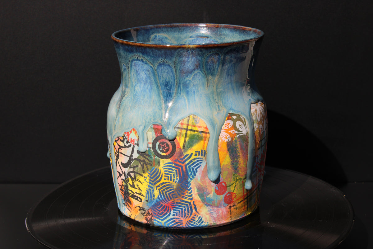 Punk Rock Pretty Vase 6.5"
