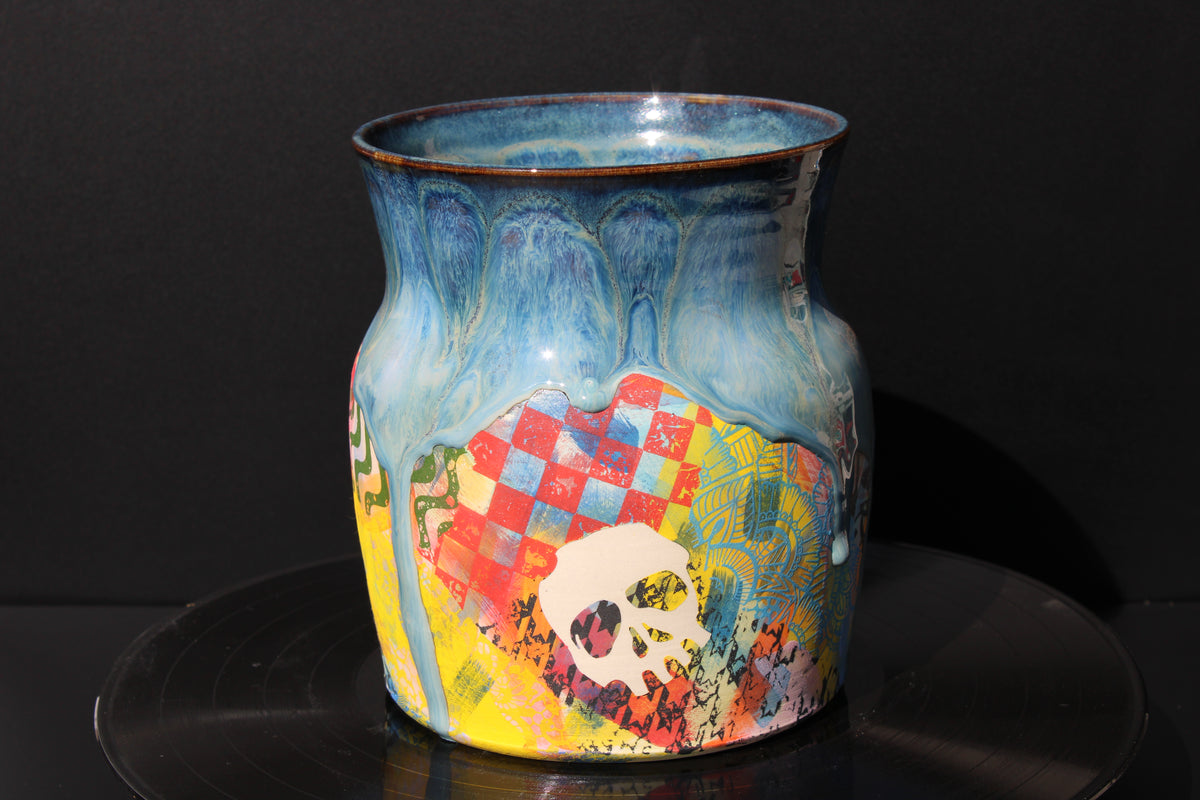 Punk Rock Pretty Vase 6.5"