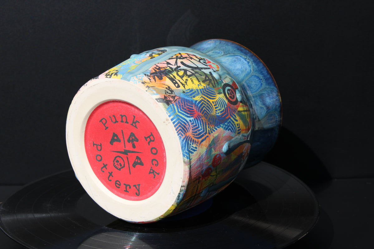 Punk Rock Pretty Vase 6.5"