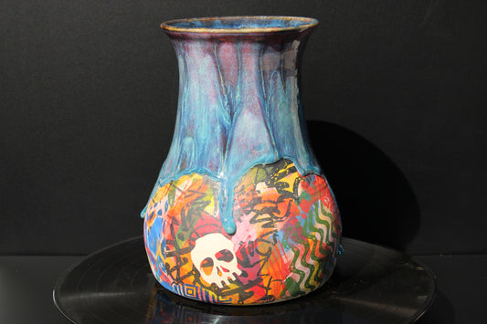 Punk Rock Pretty Vase 8.5"