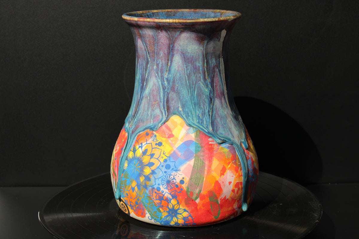 Punk Rock Pretty Vase 8.5"