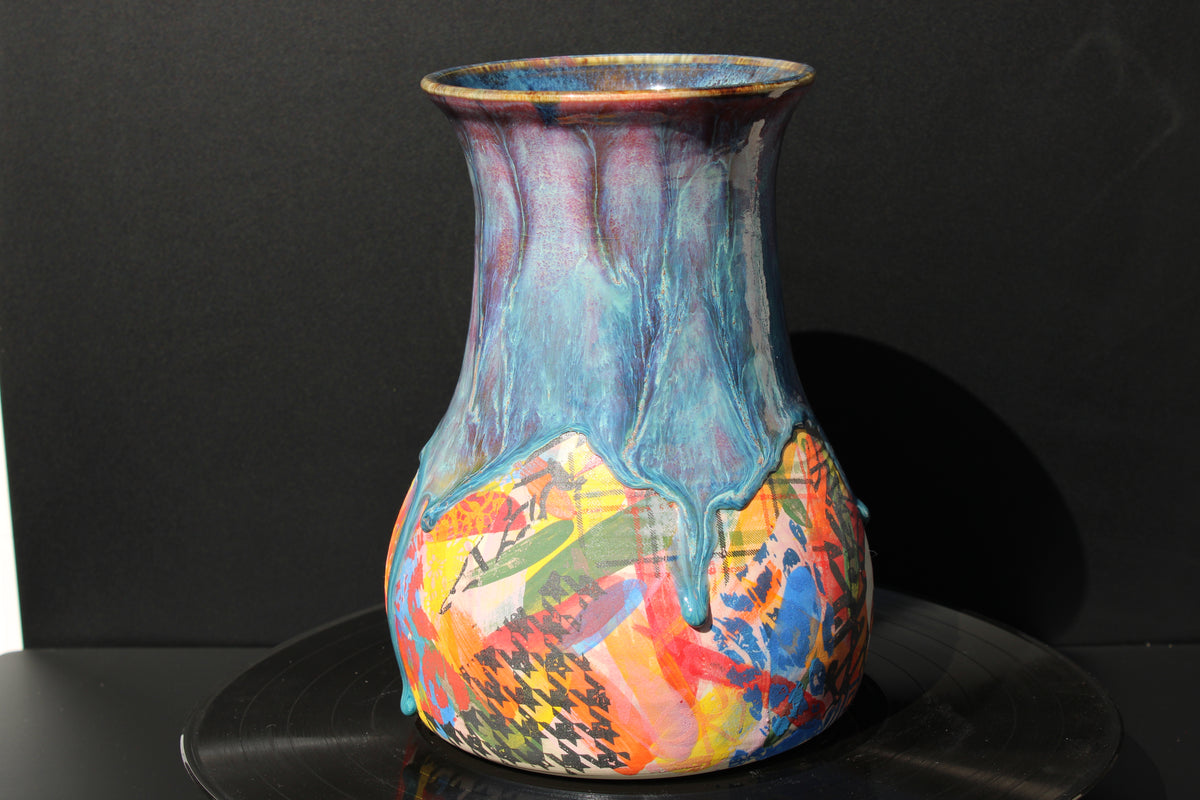 Punk Rock Pretty Vase 8.5"