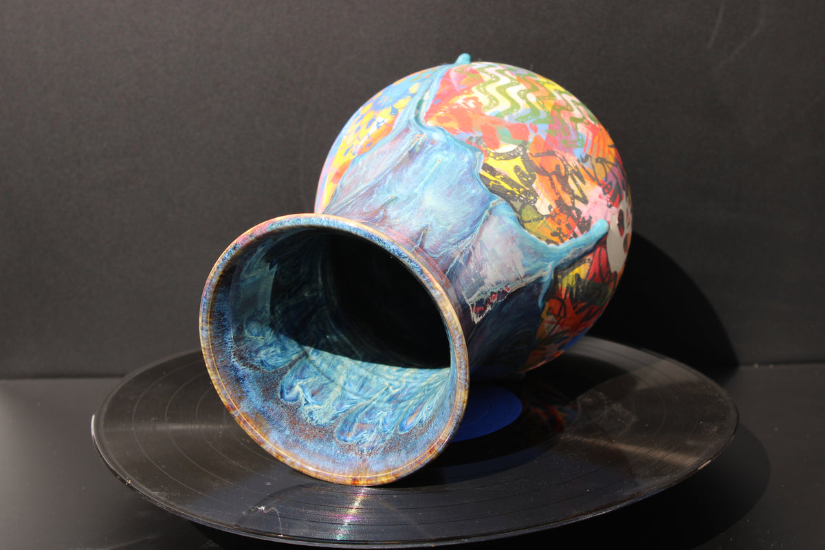 Punk Rock Pretty Vase 8.5"