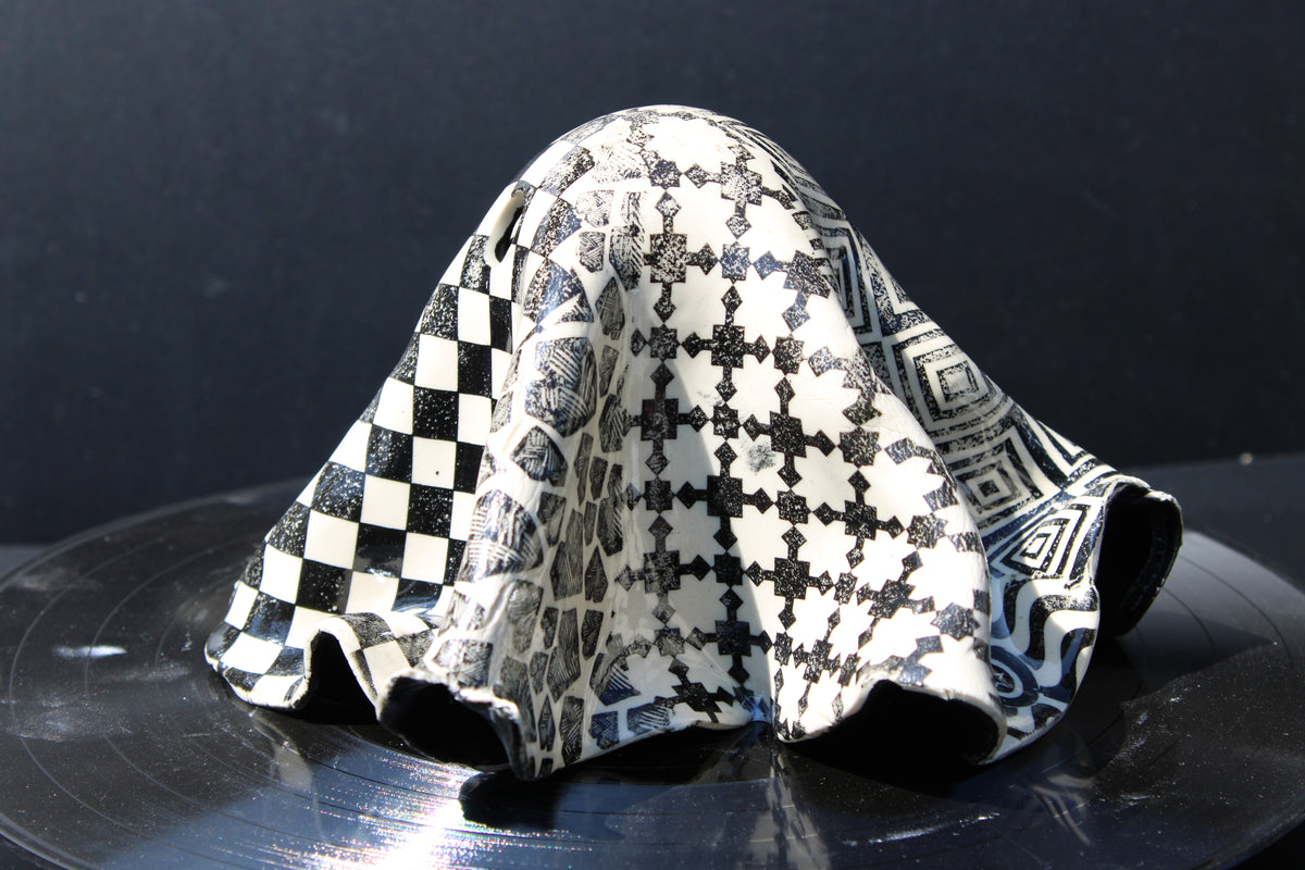 Black and White  5" Ghost