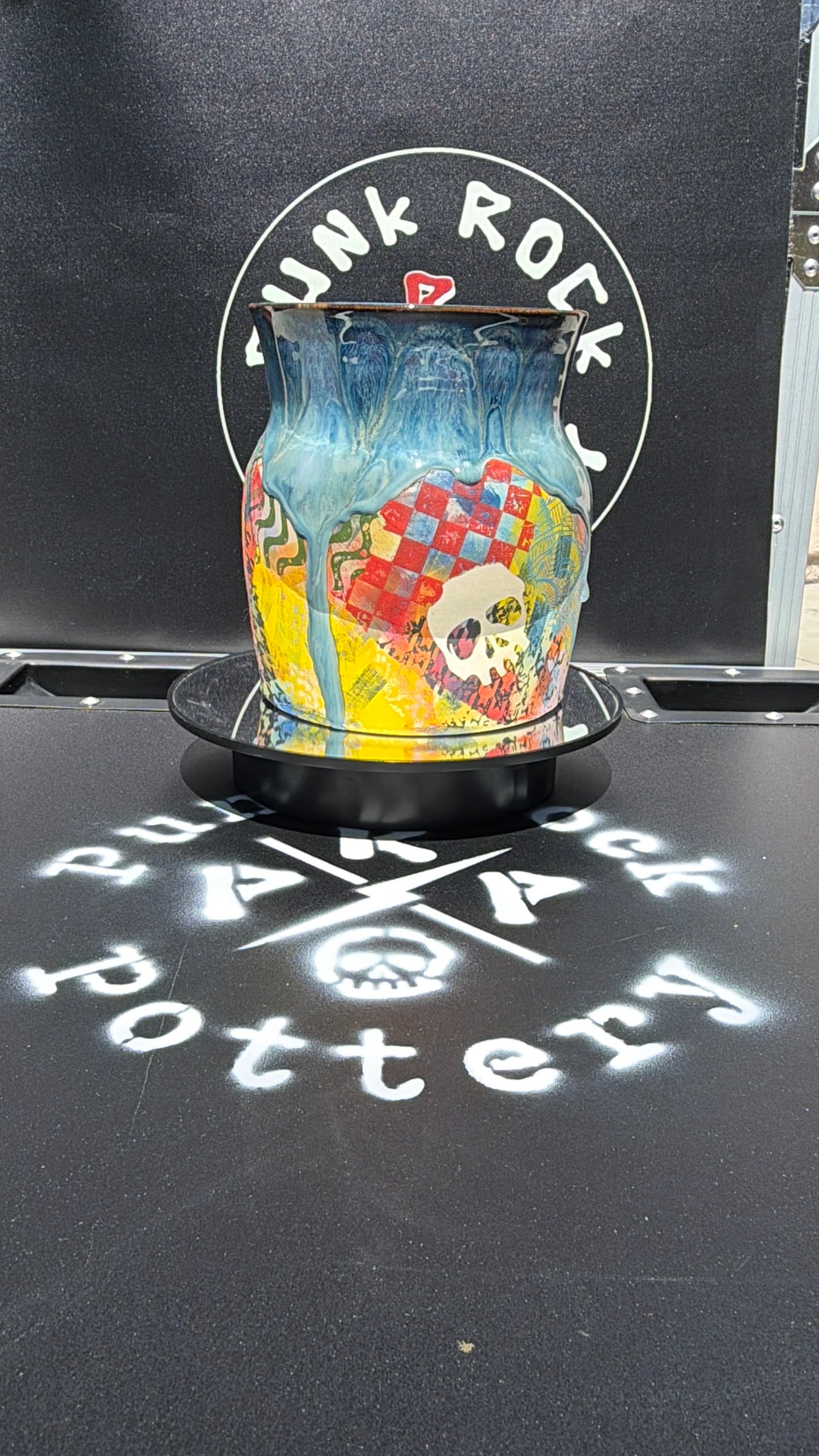 Punk Rock Pretty Vase 6.5"