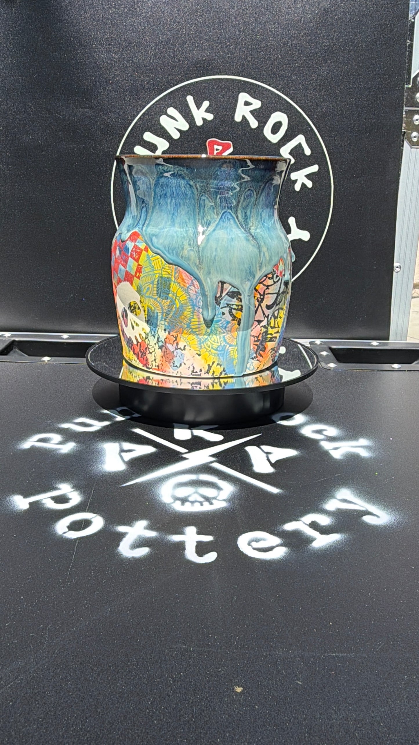 Punk Rock Pretty Vase 6.5"