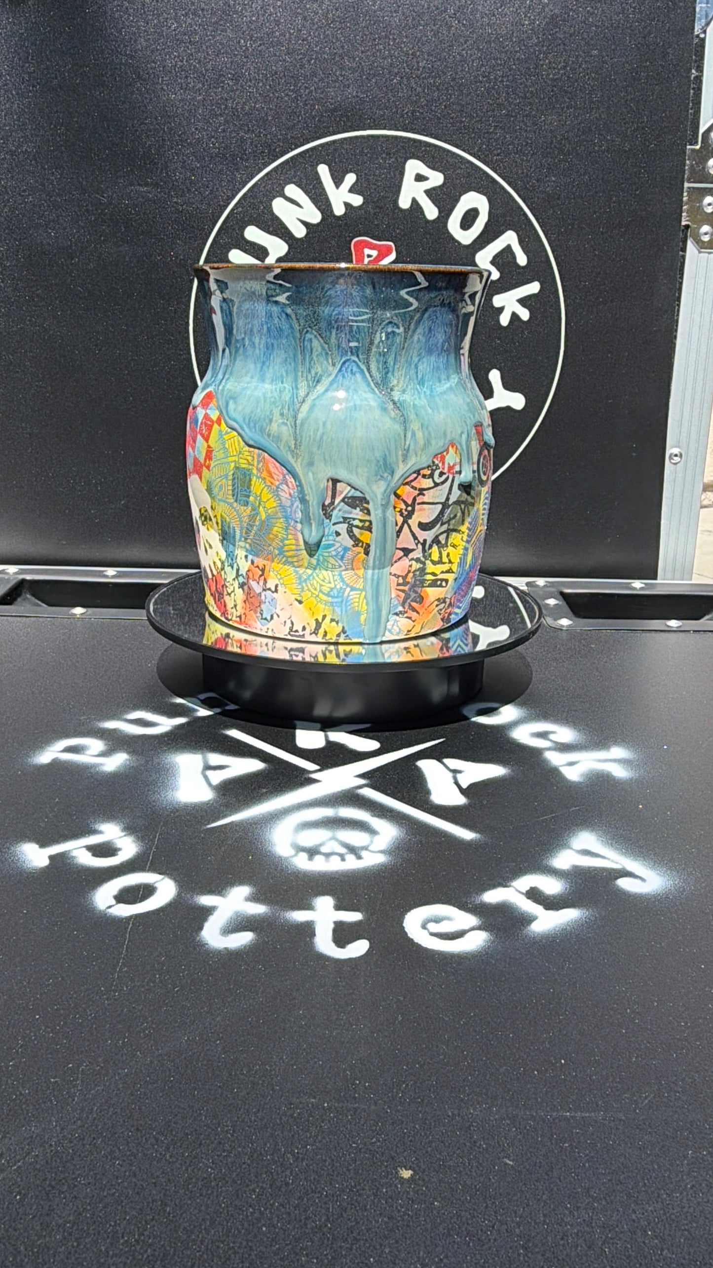 Punk Rock Pretty Vase 6.5"