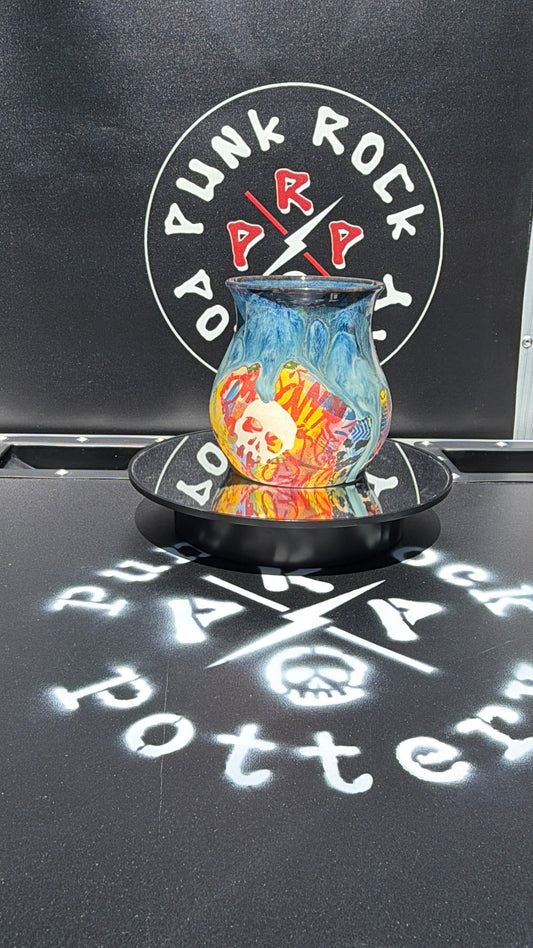 Punk Rock Pretty Vase 4"