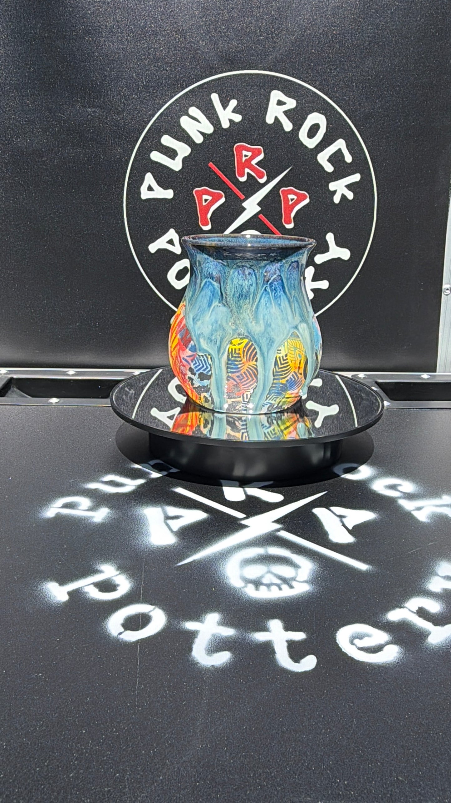 Punk Rock Pretty Vase 4"