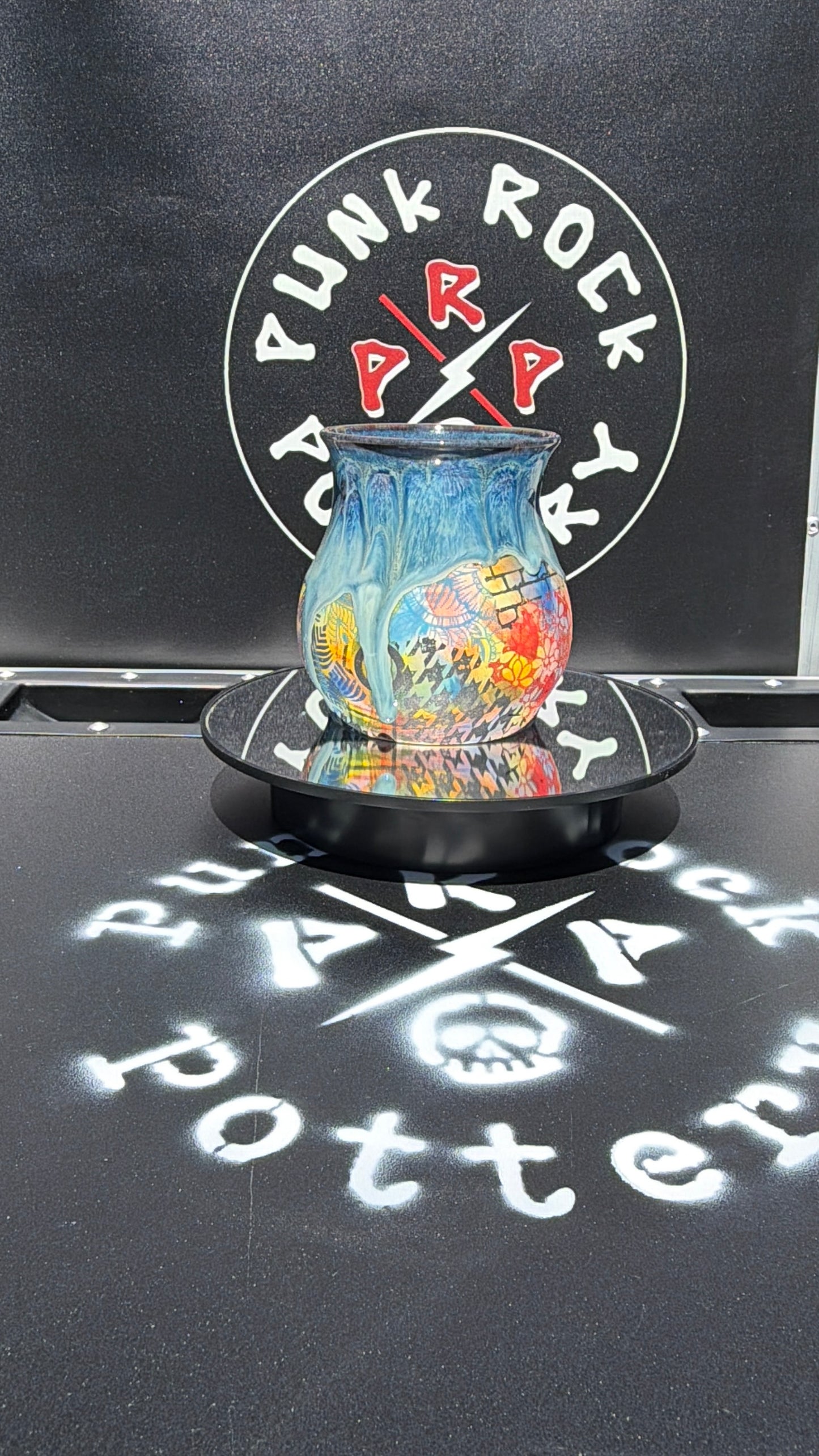 Punk Rock Pretty Vase 4"