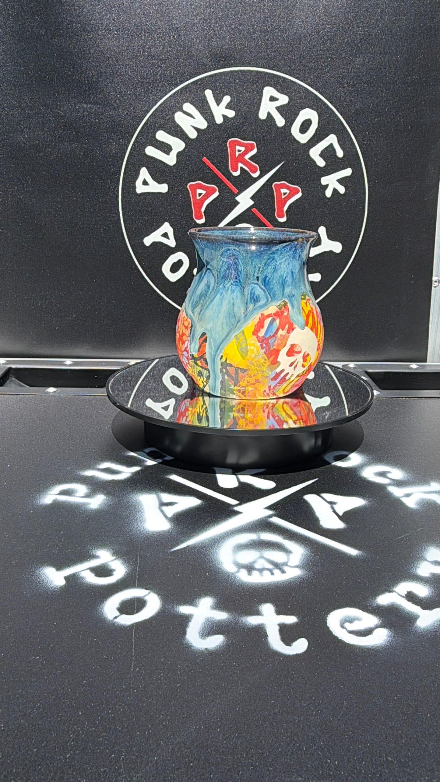 Punk Rock Pretty Vase 4"