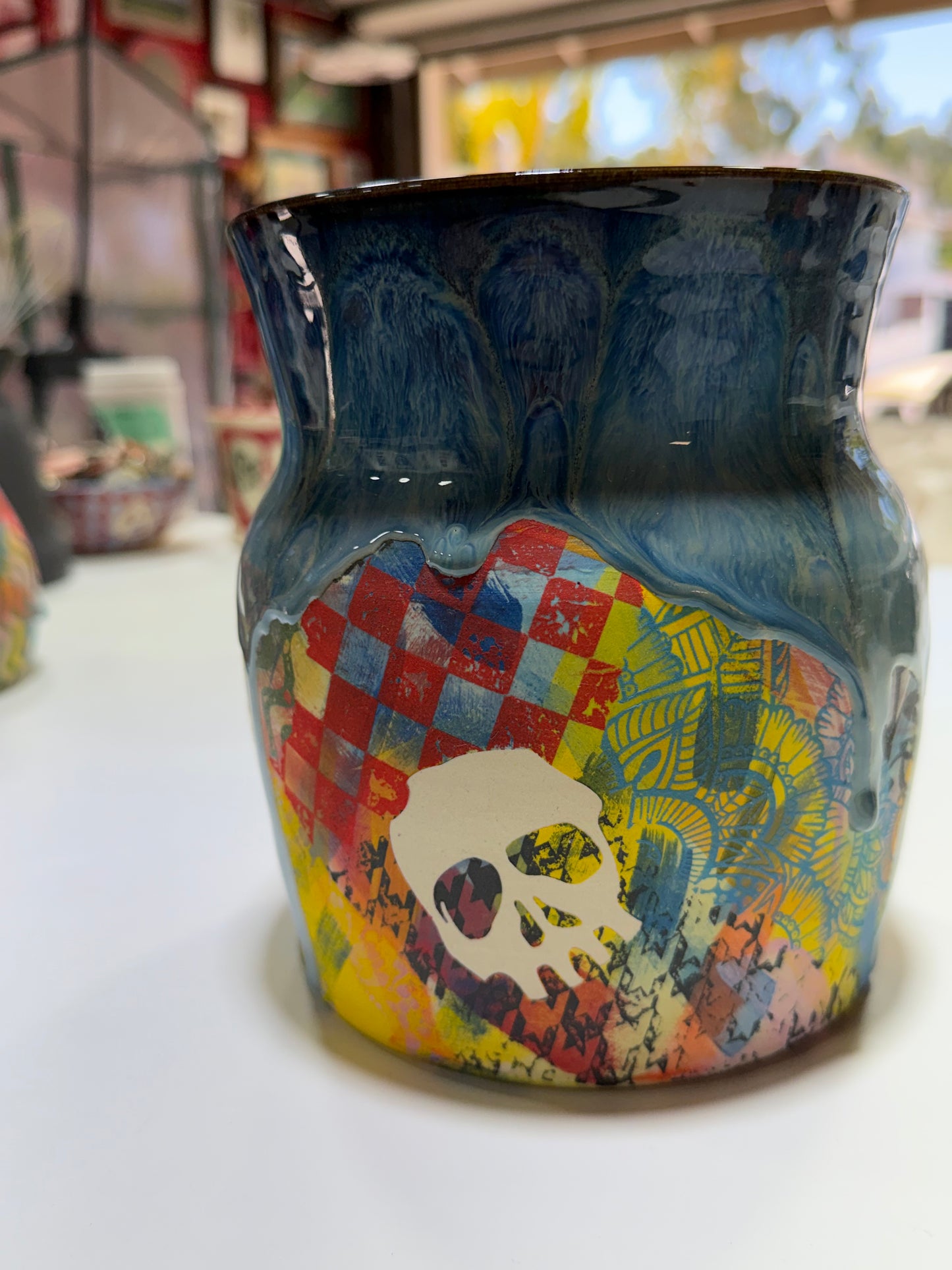 Punk Rock Pretty Vase 6.5"