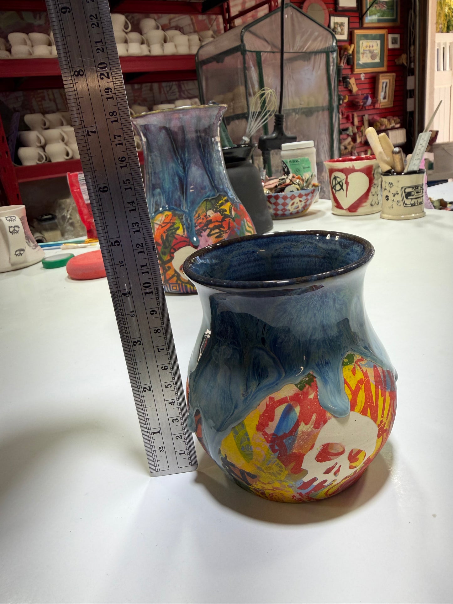 Punk Rock Pretty Vase 4"