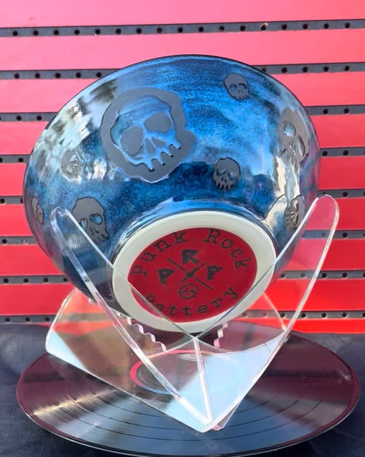 Blue Skull Bowl